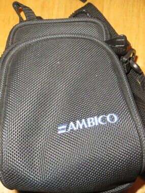 AMBICO Black Digital Camera Case with Belt Loop & Shoulder Strap
